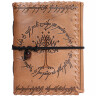 Leather Journal the Middle Earth with patinated paper